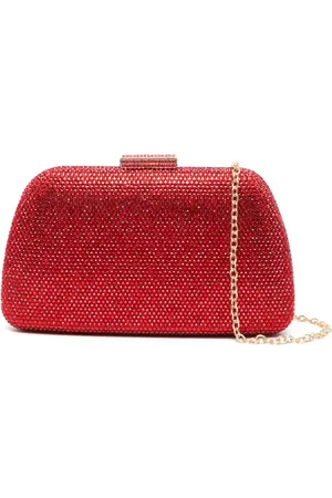 SERPUI Josephine rhinestone-embellished clutch bag