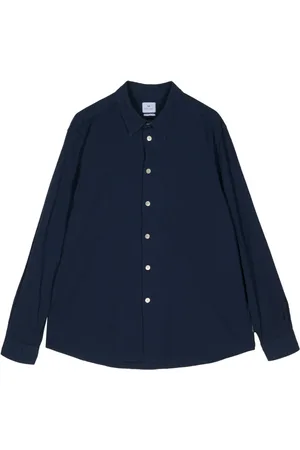 Paul Smith Organic-cotton seersucker shirt