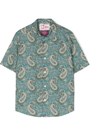 MC2 SAINT BARTH Paisley-print cotton shirt