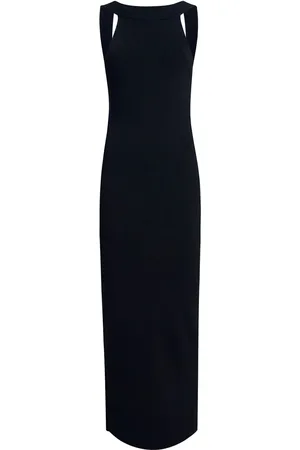 Khaite Media open-back midi dress