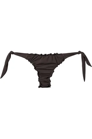 AMIR SLAMA Ruffled trim bikini bottom