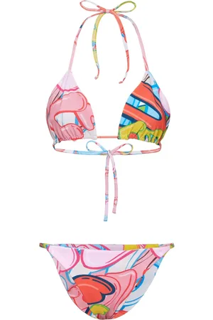 Philipp Plein Bombing Graffiti bikini