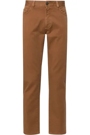 Ermenegildo Zegna Garment-dyed slim-cut jeans