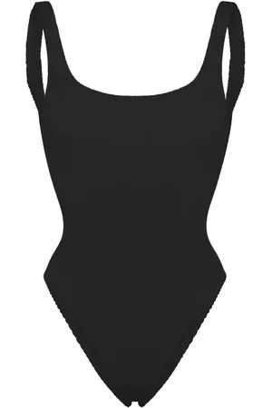 MC2 SAINT BARTH Lora logo-patch swimsuit