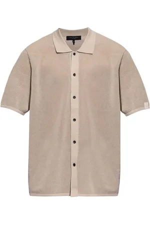 RAG&BONE Short-sleeved bouclé shirt