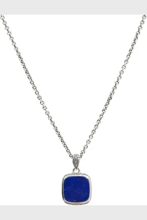 John Varvatos Lapis pendant necklace