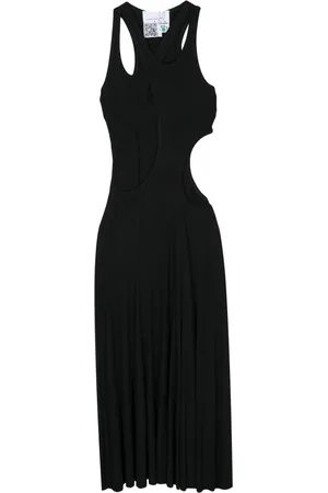 Natasha Zinko Cut-out ribbed maxi dress