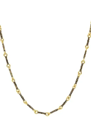 John Varvatos Woven single-strand necklace