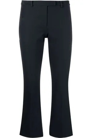 Max Mara Cropped cotton-blend tailored trousers