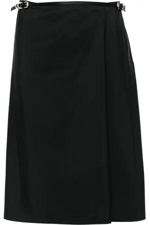 Givenchy Voyou taffeta wrap skirt