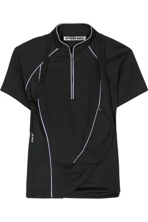 Hyein Seo Contrast-trim twisted T-shirt