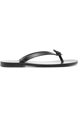 Saint Laurent Laguna leather flip-flops