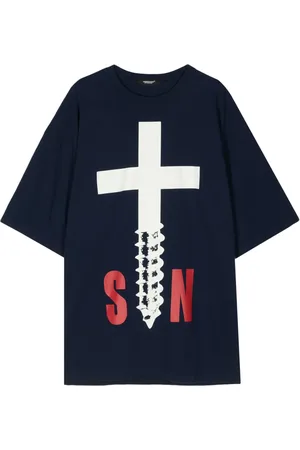 UNDERCOVER Cross Screw cotton T-shirt