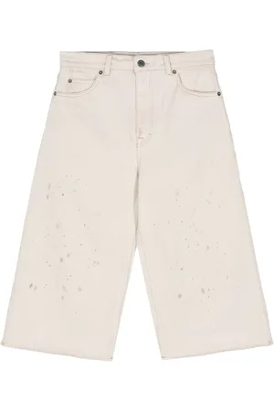 OUR LEGACY High-rise straight-leg cropped jeans