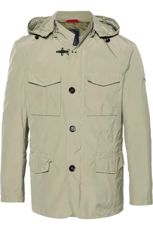 FAY Mock-neck hooded jacket