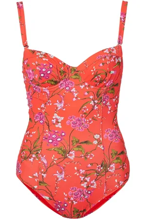 Erdem Floral-print swimsuit