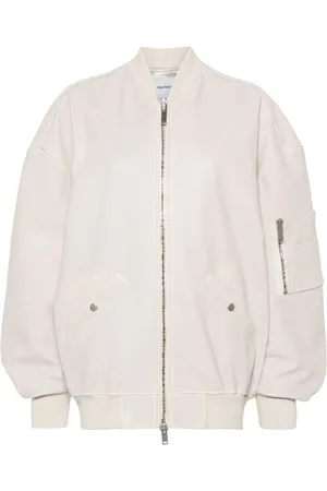 Halfboy Over leather bomber jacket