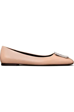 Tory Burch Georgia leather ballerina shoes