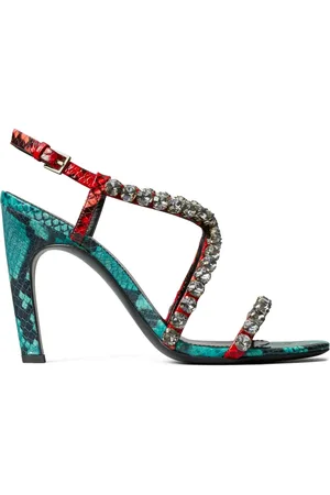 Tory Burch 100mm crystal-embellished sandals
