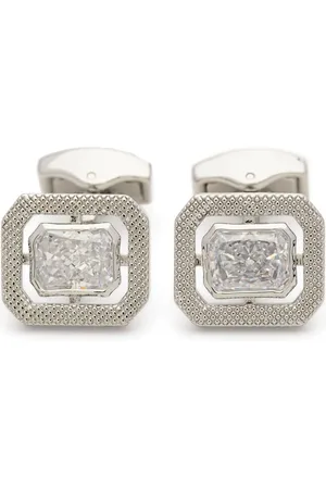 Tateossian Halo rectangular cufflinks
