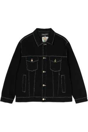 KIDSUPER STUDIOS Messy Stitched denim jacket