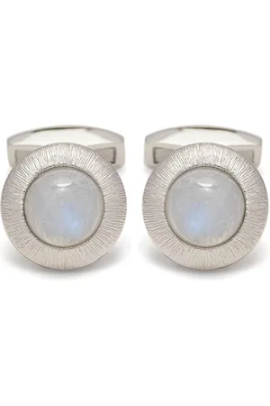 Tateossian Graffiato moonstone cufflinks