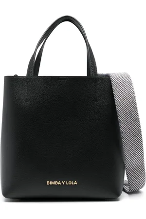 Bimba y Lola Large Chihuahua leather tote bag