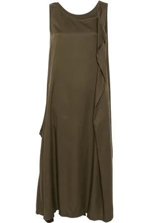 YOHJI YAMAMOTO V-neck sleeveless maxi dress
