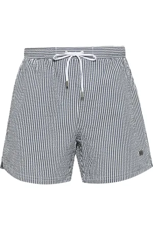 HUGO BOSS Velvetfish striped swim shorts