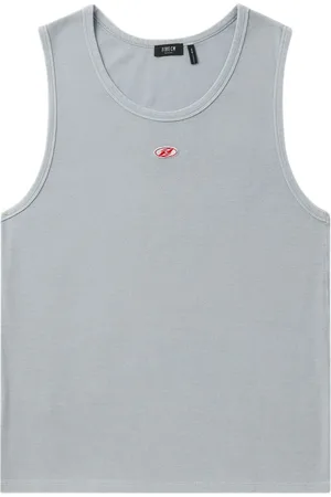 FIVE CM Logo-appliqué round-neck tank top