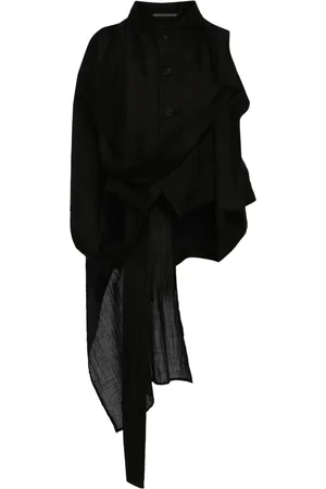 YOHJI YAMAMOTO Asymmetric cropped shirt