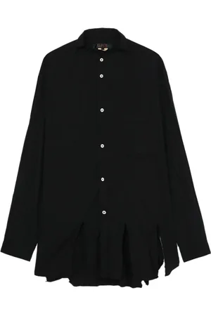 Comme des Garçons Frayed asymmetric-hem shirt