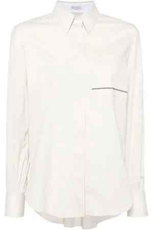 Brunello Cucinelli Embroidered detailing shirt