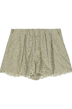 DICE KAYEK Broderie anglaise cotton shorts