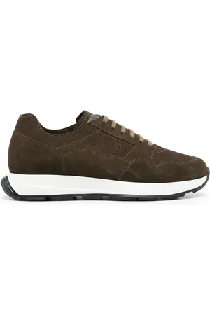 Neil Barrett Perforated suede sneakers