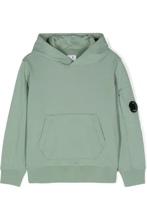 C.P. Company Lens-embellished cotton hoodie