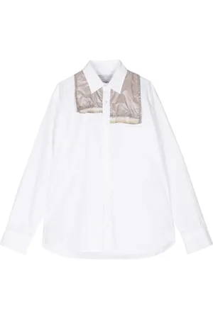 Kolor Layered poplin shirt