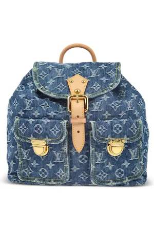 LOUIS VUITTON 2006 Sac a Dos GM denim backpack
