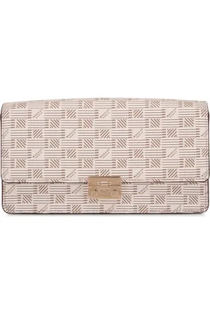 MOREAU Gigi logo-print clutch bag