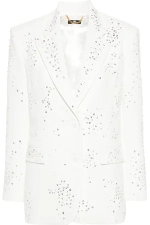 Elisabetta Franchi Double-breasted sequined blazer