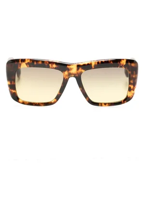 Vivienne Westwood Laurent tortoiseshell rectangle-frame sunglasses