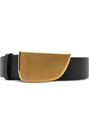 Burberry Engraved-detail leather belt