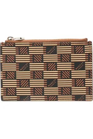 MOREAU Logo-stamp leather wallet