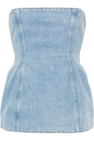 MAGDA BUTRYM Strapless denim corset