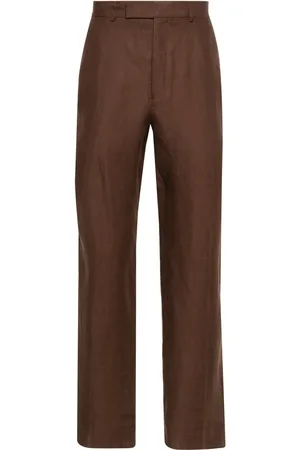 Ermenegildo Zegna Oasi tapered-leg linen trousers