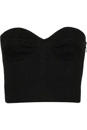 FORTE FORTE Sweetheart cropped top