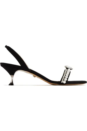 Mach & Mach 55mm crystal-embellished sandals