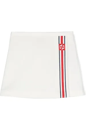 Gucci Interlocking-G piqué-weave skirt