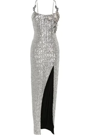 Balmain Sequin-embellished maxi dress