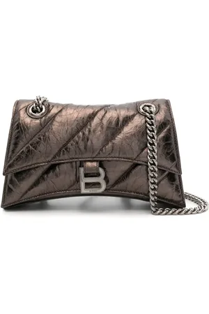Balenciaga Small Crush leather shoulder bag